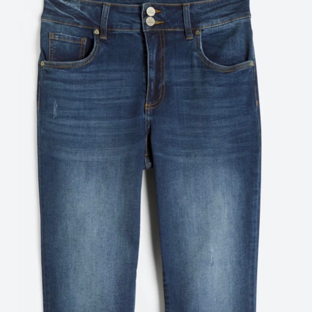 Kut From The Kloth  Jeans High Rise Crop Straight Leg